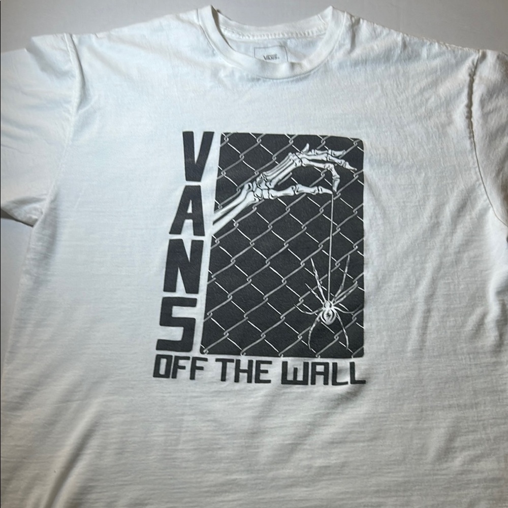Vans Off The Wall White Short Sleeve Tee Urban Graphic